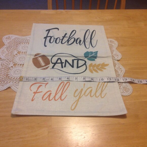Game Night, Fall Decor, garden flag, nwot - Picture 3 of 3